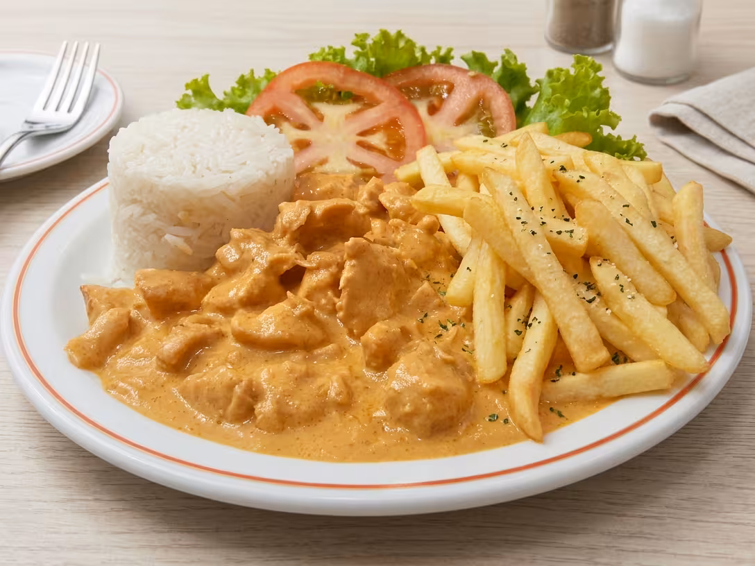 Estrogonofe de Frango
